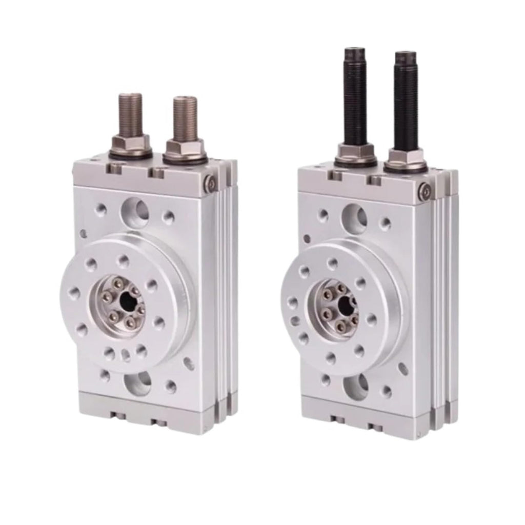 1PCS 90 ° -180 ° Rotary Cylinder HRQ2 HRQ3 HRQ7 HRQ10 HRQ20 HRQ30 HRQ50 HRQ70A HRQ100A Pneumatic Actuator Cylinder(HRQ20A)