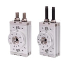 1PCS 90 ° -180 ° Rotary Cylinder HRQ2 HRQ3 HRQ7 HRQ10 HRQ20 HRQ30 HRQ50 HRQ70A HRQ100A Pneumatic Actuator Cylinder(HRQ20A)