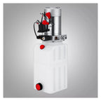 12V 8 Quart Car Lift Hydraulic Plastic Pump Power Supply Unit Single Acting for Dump Traile Quickly and Efficiently