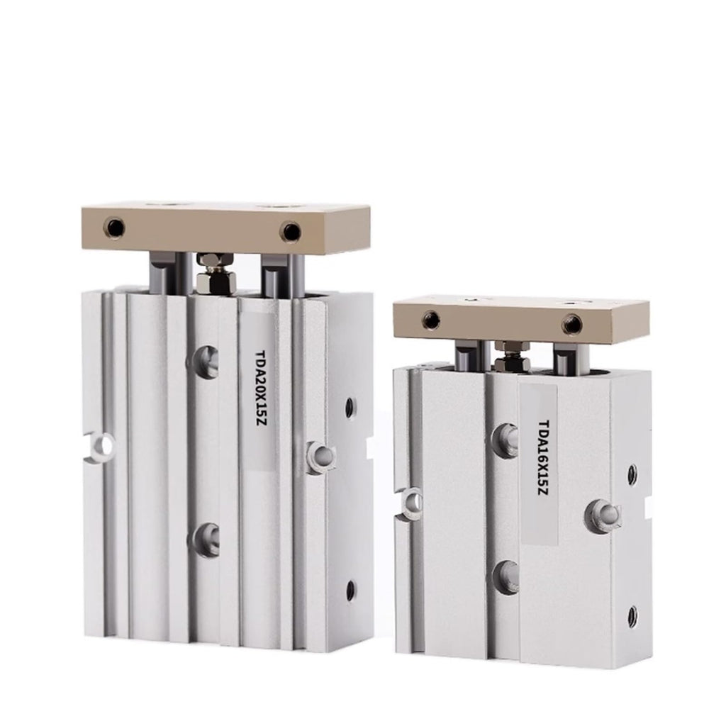 Double Shaft Double Rod Cylinder Small Pneumatic High Thrust TN10/16/20/25/32-15X50X70X100S(Stroke 125mm)