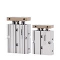 Double Shaft Double Rod Cylinder Small Pneumatic High Thrust TN10/16/20/25/32-15X50X70X100S(Stroke 125mm)