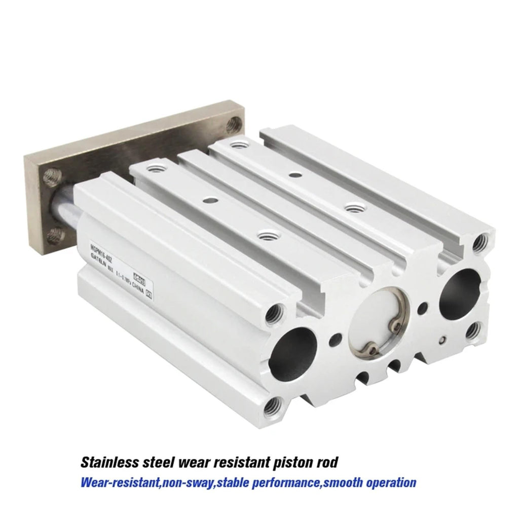 MGPM20 MGPL 20 Compact Guide Cylinder Thin Three axis air Pneumatic Cylinder with Guide Rod bore 20mm Stroke 20-200mm(200mm Stroke,MGPL20)