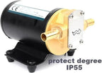 Sewage/Effluent Pumps Large Flow DC Gear Oil Pump 12V 24V 14L/min Self-Priming Diesel for Lubricating Engine