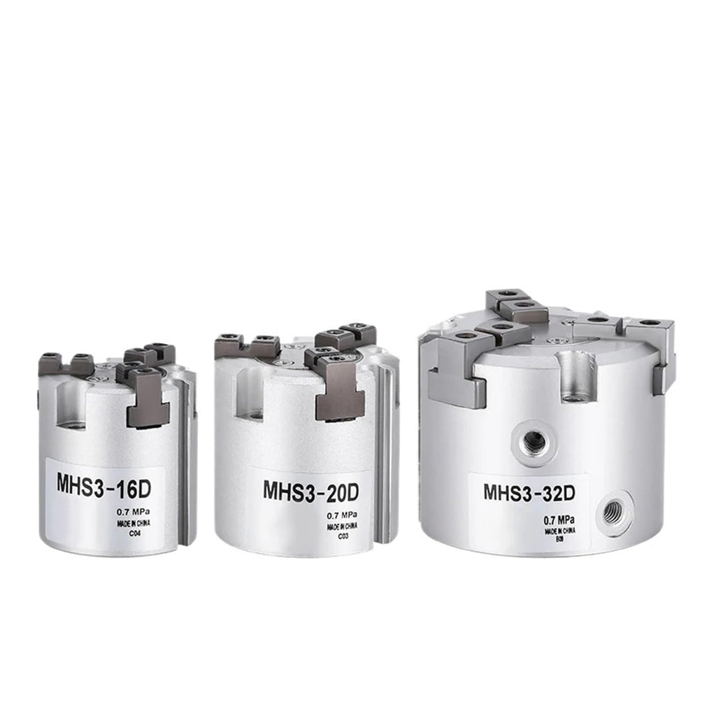 1PCS MHS2/MHS3/MHS4 Series Parallel Type Pneumatic Gripper MHS 16D 20D 25D 32D 40D 63D 80D Two-jaw Three-jaw Air Gripper(32D)