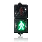 Red/Green Traffic Signals Signs Lights, LED Traffic Stop Light Indicator Light, Warning Light Road ty Signs Wall Lamp, for Outdoor Garages, Wharf Construction Sites (Color : 400mm-24v)(400mm 12v)