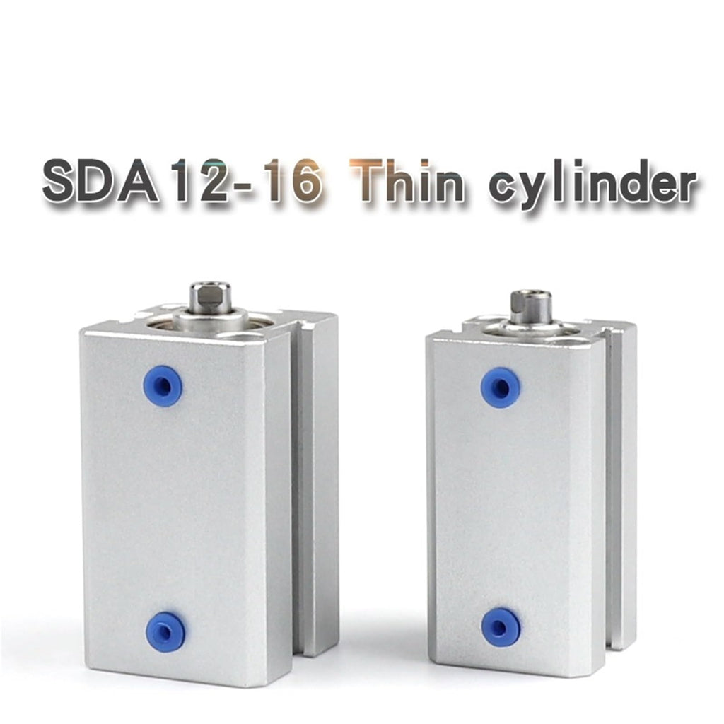 Cylinder Small Pneumatic SDAD Thin Cylinder SDA12/16/20/25/32/40/50/63/80/100x5/10/20/25/30/40/50-SxB(Bore 100mm,Stroke 25mm)