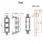 Traffic Light, Stop and Go Light, Industrial LED Traffic Stop Light, Dock Bay Indicator Warning Light, Traffic Light Controller/Sequencer (Color : Manual Control, Size : 100mm-110v)(100mm 220v)
