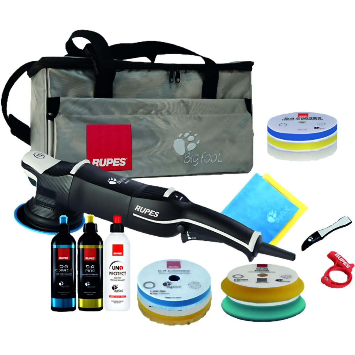 RUPES BigFoot LHR15 Mark V Random Orbital Complete Polishing Kit
