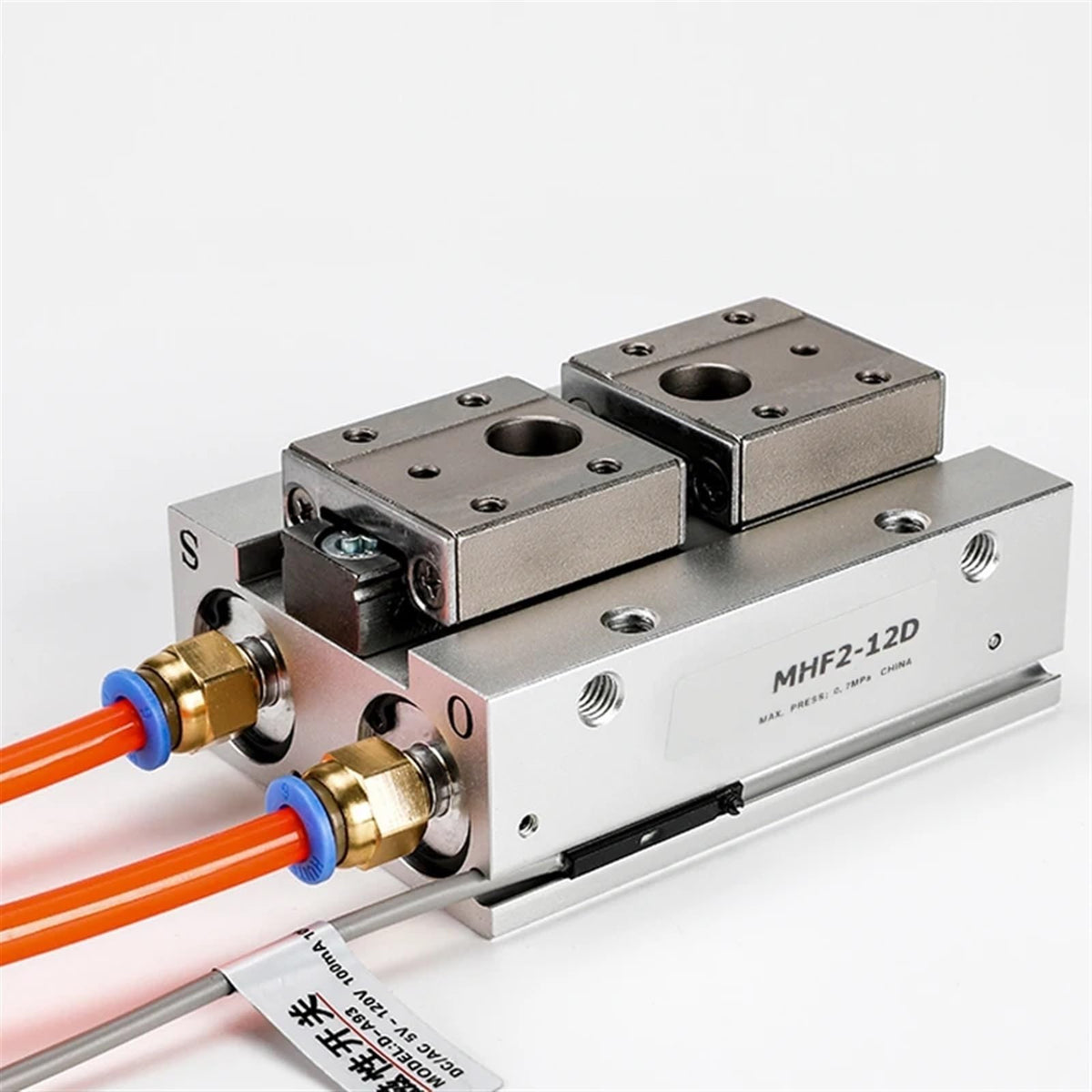 Low Profile Air Parallel Gripper Force Pneumatic Cylinder MHF2 8D MHF2 10D MHF2 12D MHF2 16D MHF2 20D Pneumatic Gripper(MHF2-20D2)