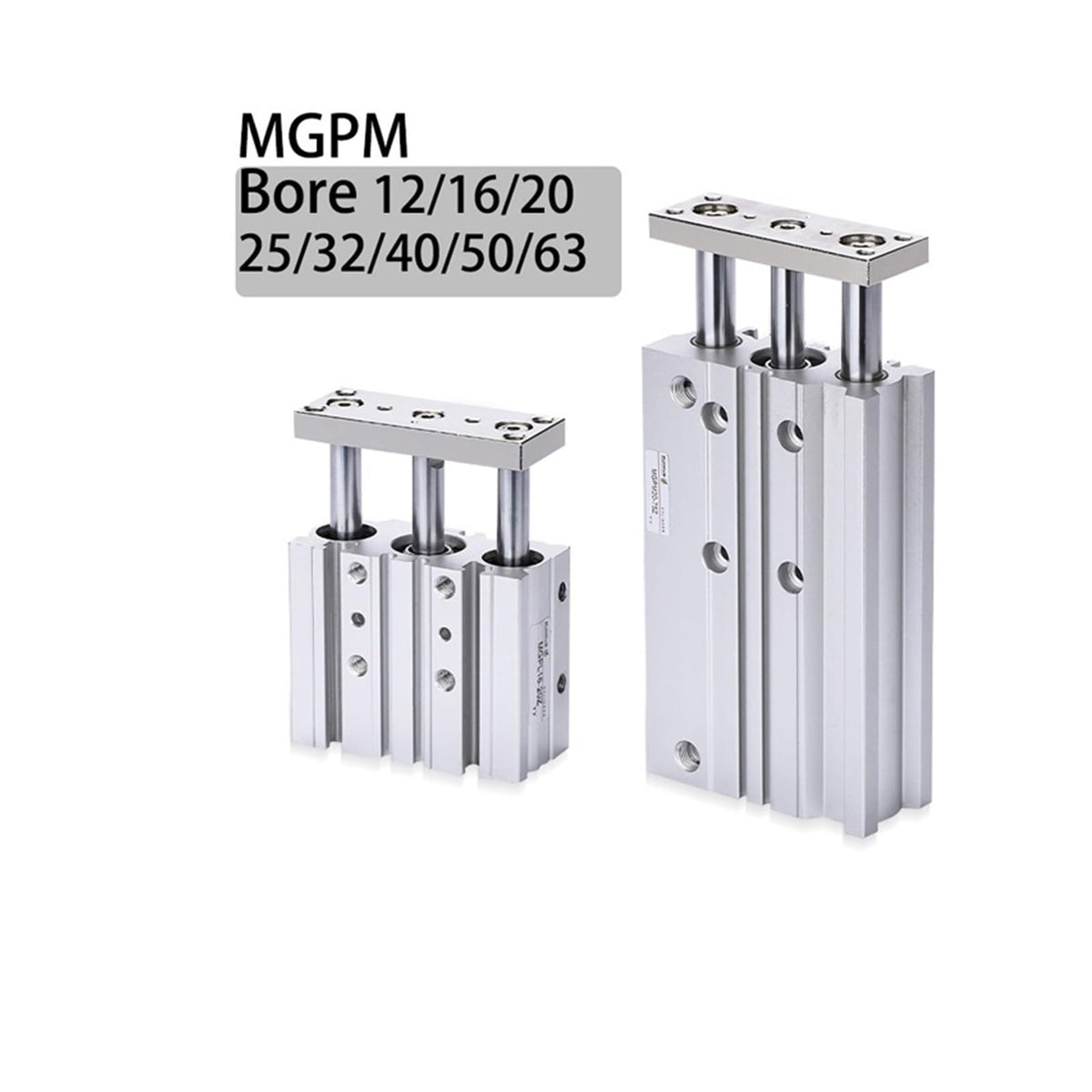 MGPM Pneumatic Compact Guide Air Cylinder MGPM12/16/20/25/32/40 Stroke 125MM(Bore 32mm)