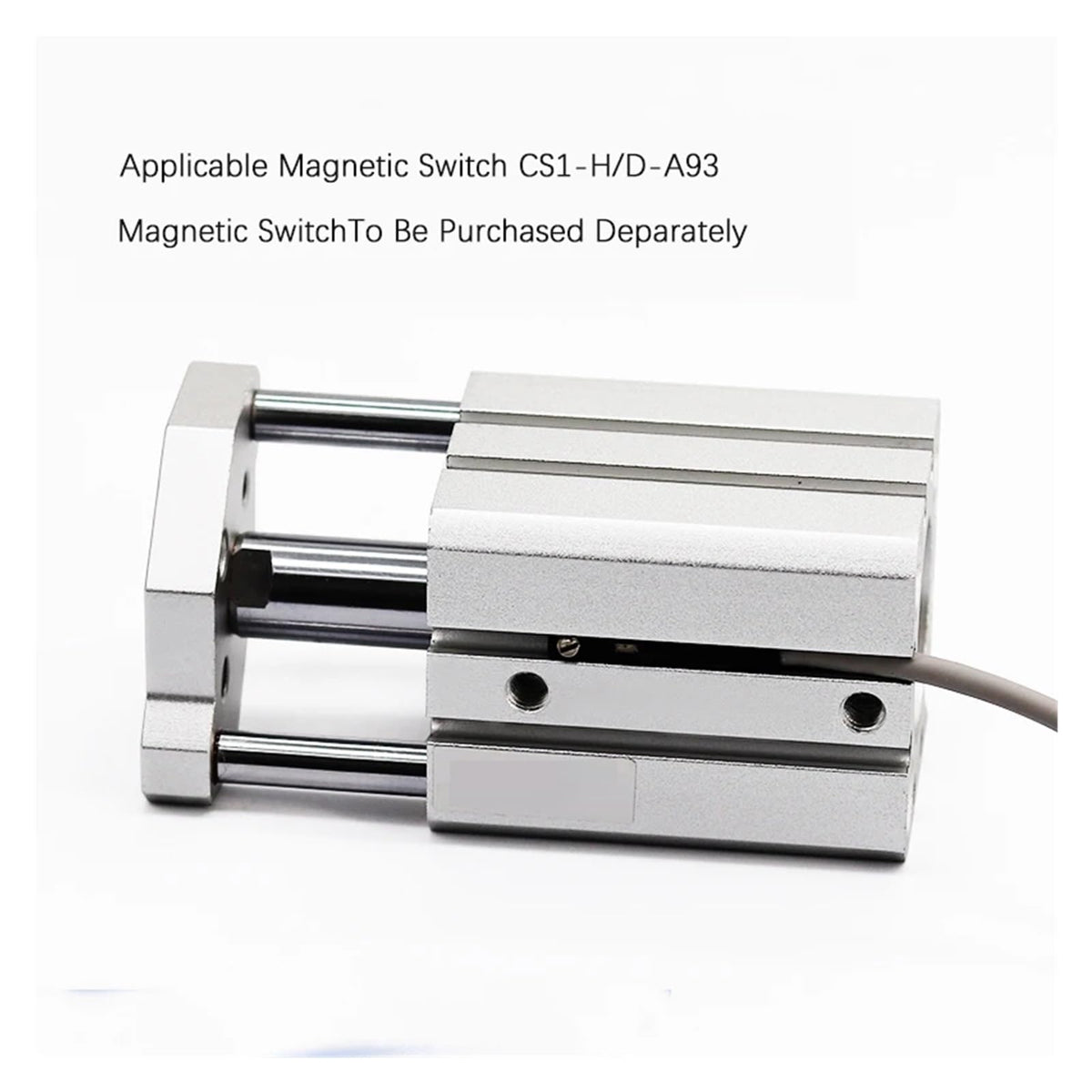 CQMB80 CQMB100 Guide Rod Compact Air Pneumatic Cylinder CQMB100-5 CQMB20-10 CQM80-15 25-25 25-20 25-30(Stroke 25mm -S,CQMB80 (Bore 80mm))
