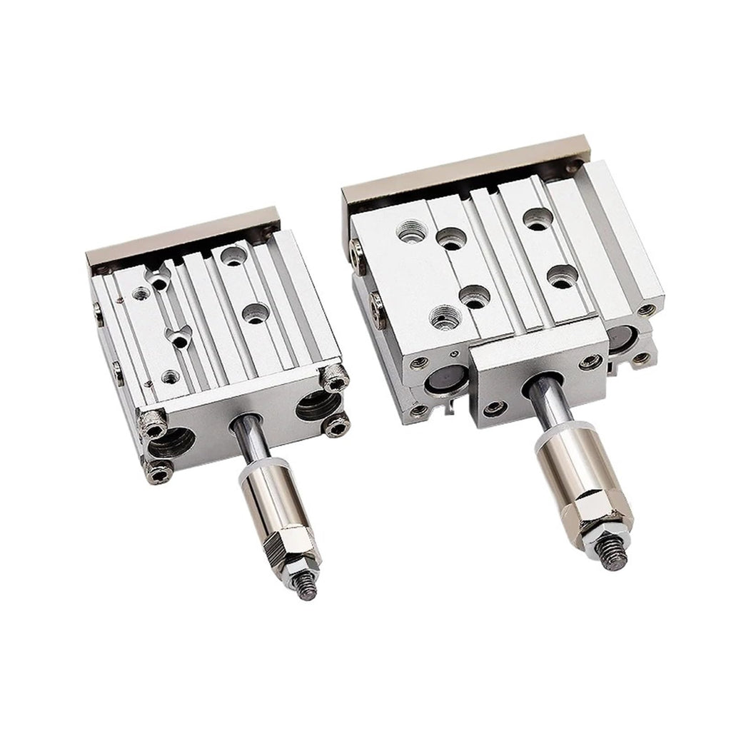 MGPM12/16 Adjustable Stroke Aperture 12mm/16mm Three-axis Compact Guide Rail Pneumatic Actuator Cylinder with Rod