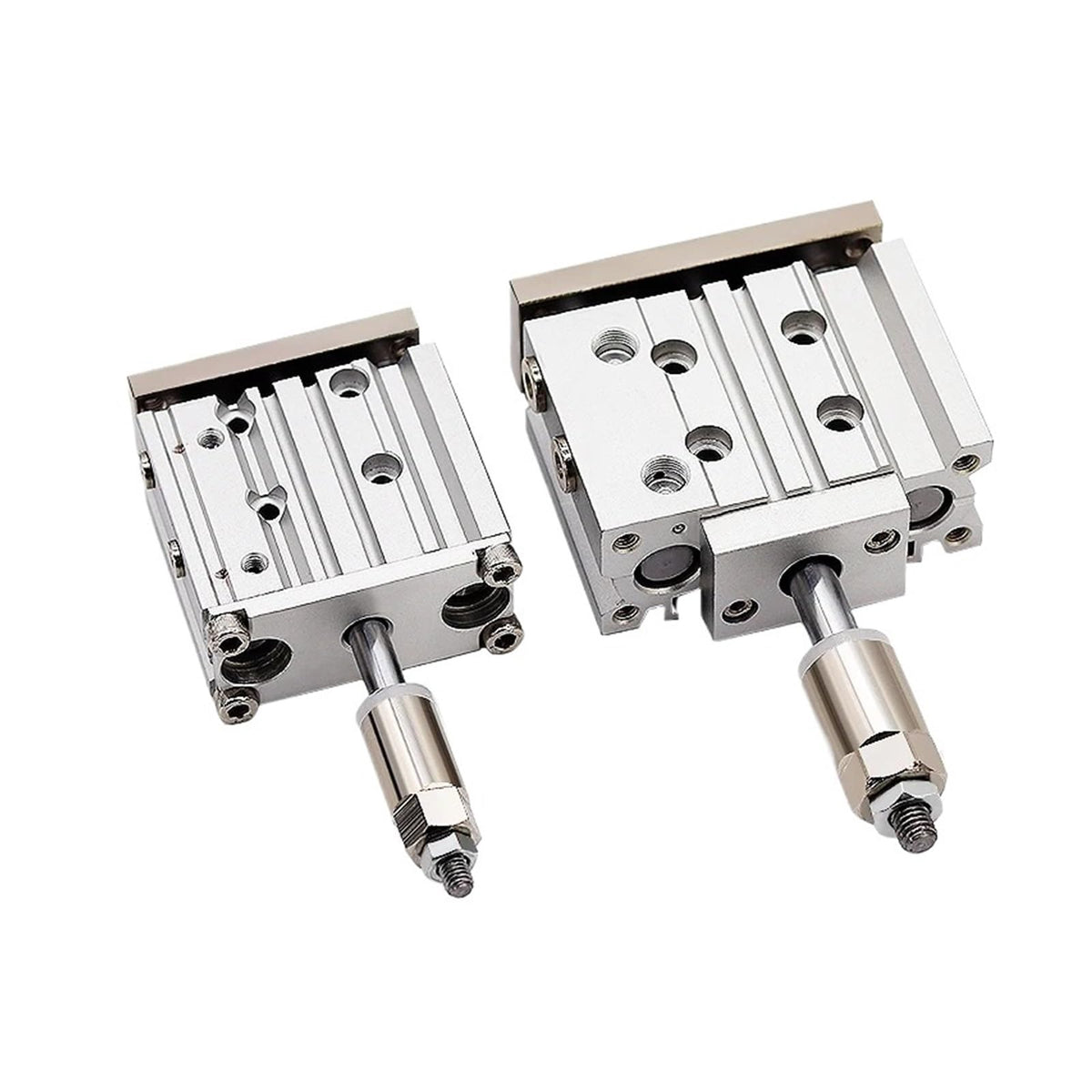 MGPM12/16 Adjustable Stroke Aperture 12mm/16mm Three-axis Compact Guide Rail Pneumatic Actuator Cylinder with Rod