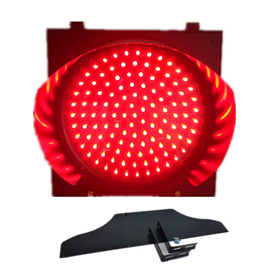 300mm(4 inch) Stop Light Indicator Light, Traffic Light, PC Housing Waterproof, 3 Color Red/Yellow/Green, for Road, Toll Station, Residential Gate(Green,110V)