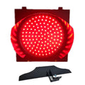 300mm(4 inch) Stop Light Indicator Light, Traffic Light, PC Housing Waterproof, 3 Color Red/Yellow/Green, for Road, Toll Station, Residential Gate(Green,110V)