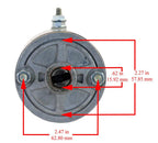 RAREELECTRICAL 12V Ccw Hydraulic Pump Motor For Monarch Snow Plow 56539