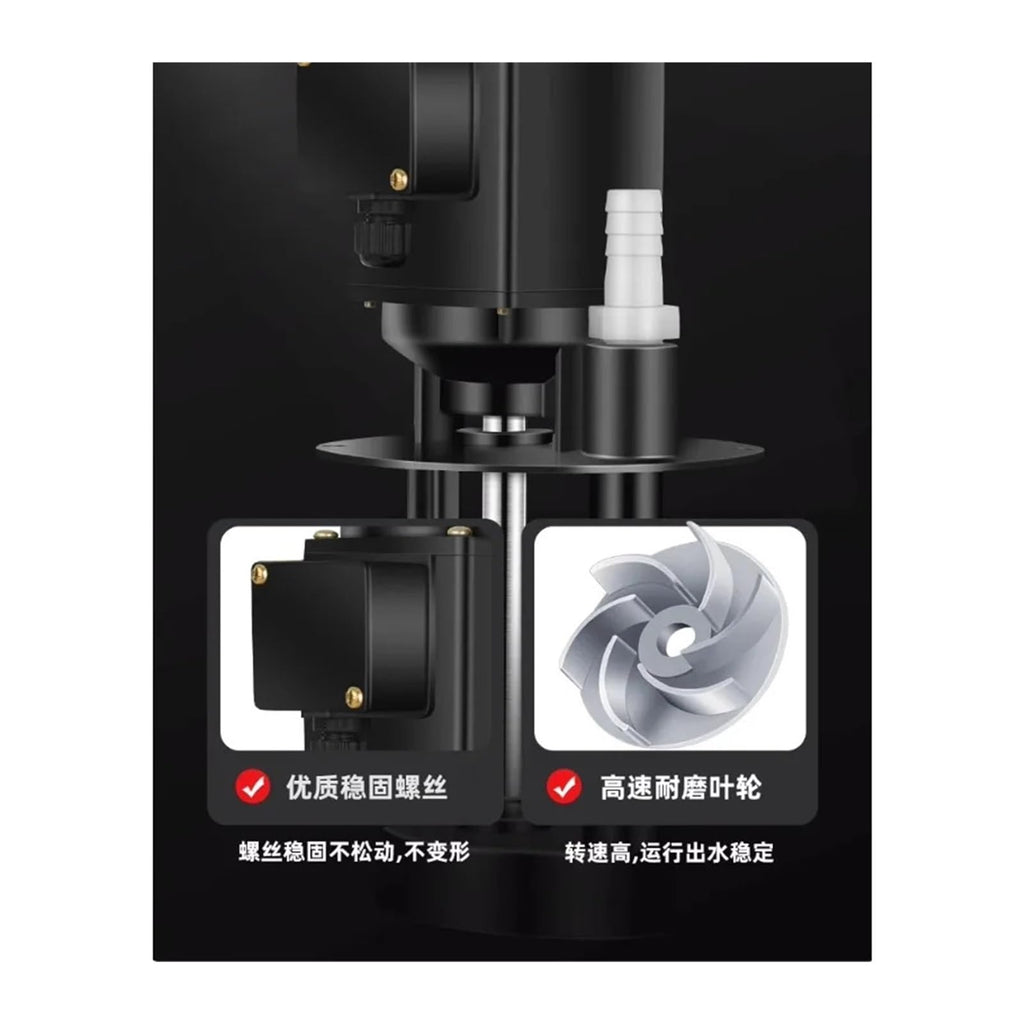 Machine Tool Oil Pump Machine Cooling Water Pump Lathe Oil Single Phase ThreeElectric Circulation Line Cutting Grinder(3JCB-45 150W 380V)