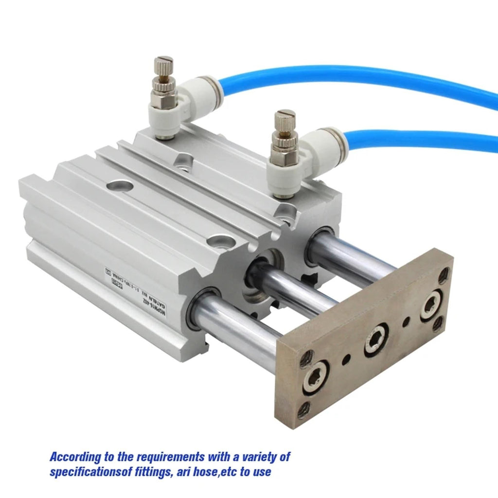 MGPM20 MGPL 20 Compact Guide Cylinder Thin Three axis air Pneumatic Cylinder with Guide Rod bore 20mm Stroke 20-200mm(200mm Stroke,MGPL20)