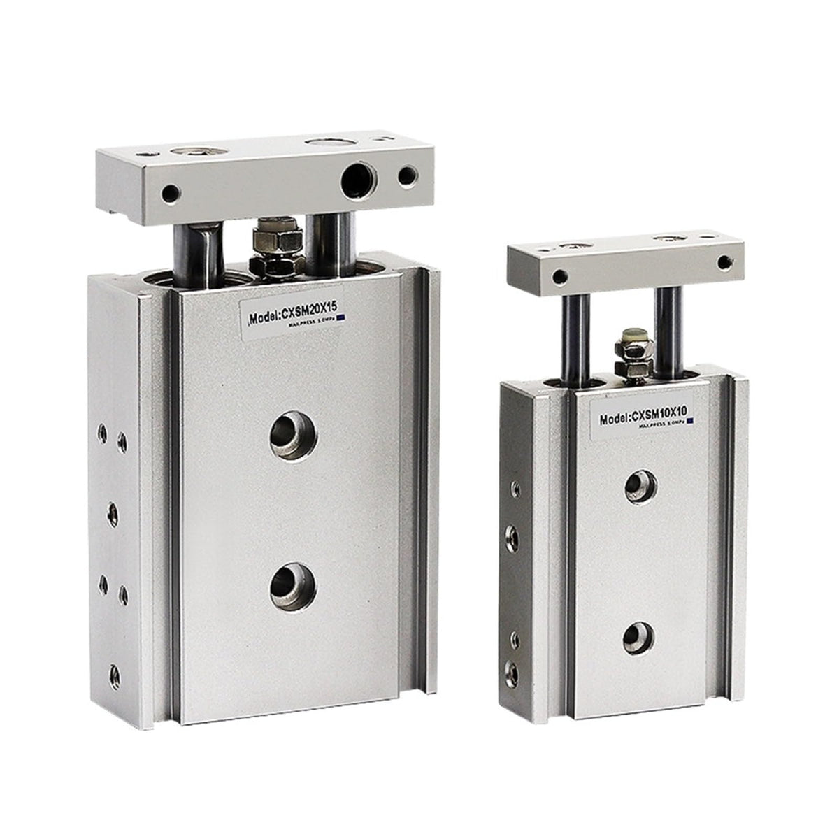 1pcs 10-10/15/20/25/30/35/40/45/50s Double Pole biaxial Cylinder Small bore with Magnetic Set-top Cylinder(CXSM10-30)
