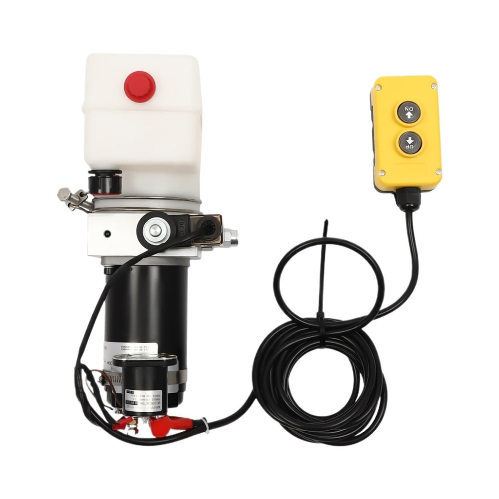 Hydraulic Pump for Dump Trailer Hydraulic Power Unit 12V DC Hydraulic Station Pump for Car Lifting Platforms Single Acting