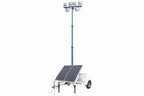 1.06 kW Solar Light Tower - 30' Light Tower - 7.5' Trailer - (6) 60W LED Lamps - (4) 250aH 4D Batteries