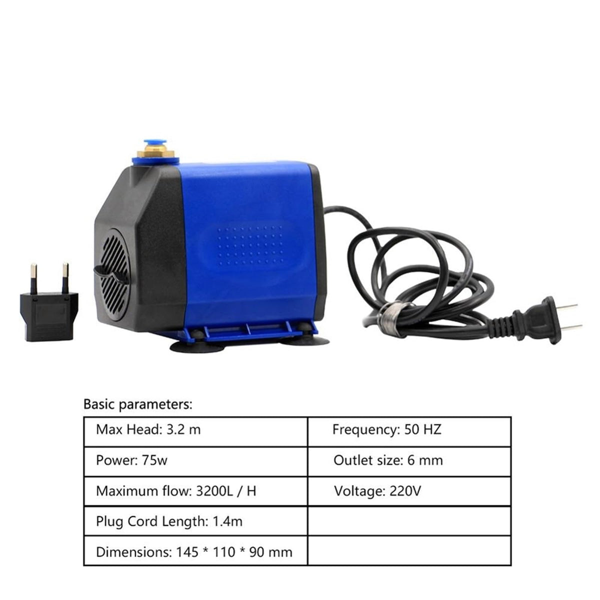 2.2KW ER20 Water Cooled Spindle Kit Spindle 4 Bearings & 2.2KW Inverter VFD & 80mm Spindle Bracket & 75w Water Pump(Ceramic Ball Bearing)
