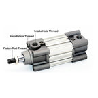 1 Pcs CP96SDB Series Standard Cylinder Cylinder bore 32mm/40mm/50mm/63mm/80mm/100mm Stroke 25-350mm(Stroke 225mm)
