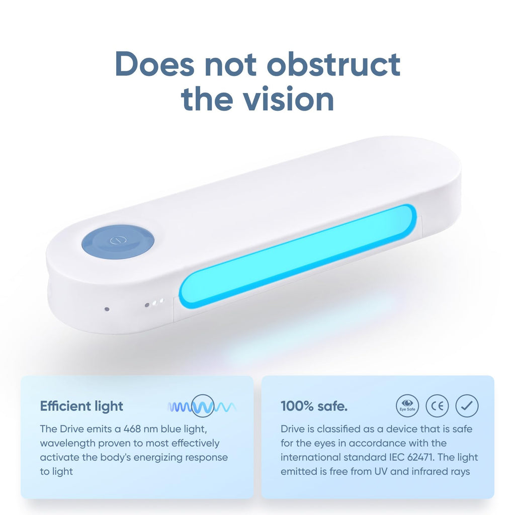 Luminette Drive® - First 2-in-1 Light Therapy Lamp - Enjoy The Benefits of Light Therapy in Your Car or at Your Computer