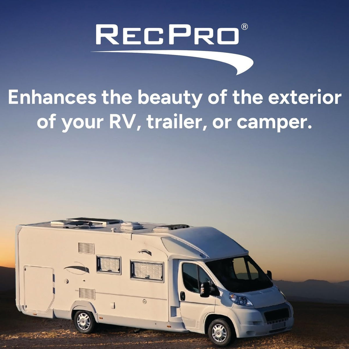 RecPro Tan RV Fiberglass Siding 2-35' (40)