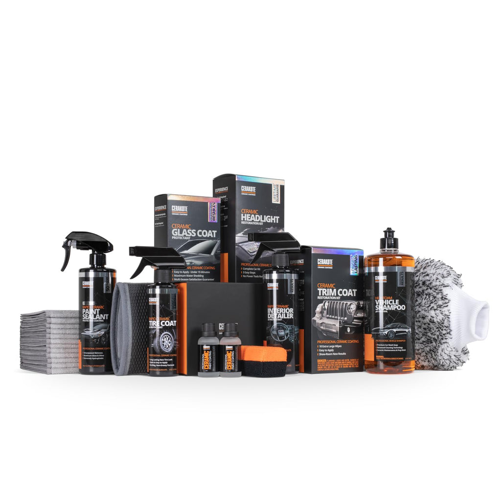 CERAKOTE® Car Wash and Detailing Kit, All In, 11 Piece