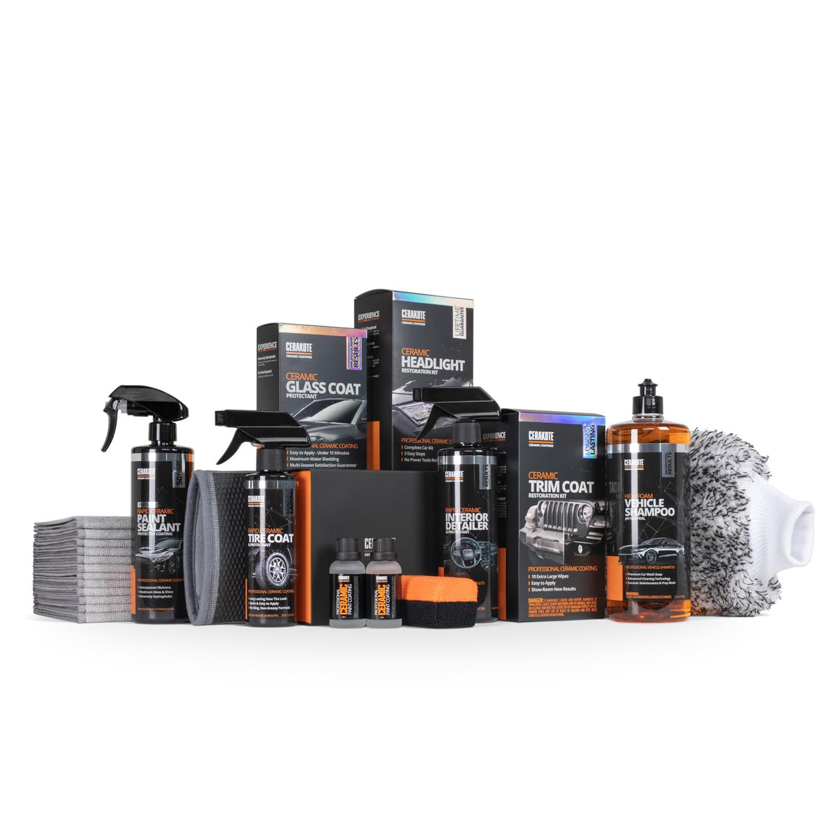 CERAKOTE® Car Wash and Detailing Kit, All In, 11 Piece