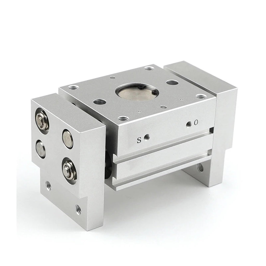 MHL2 10D 16D 20D 25D 32D 40D 1 2 Double Acting Pneumatic Gripper Wide Type Air Gripper Parallel Cylinder Al Clamps Bore 10-40mm(MHL2-32D)