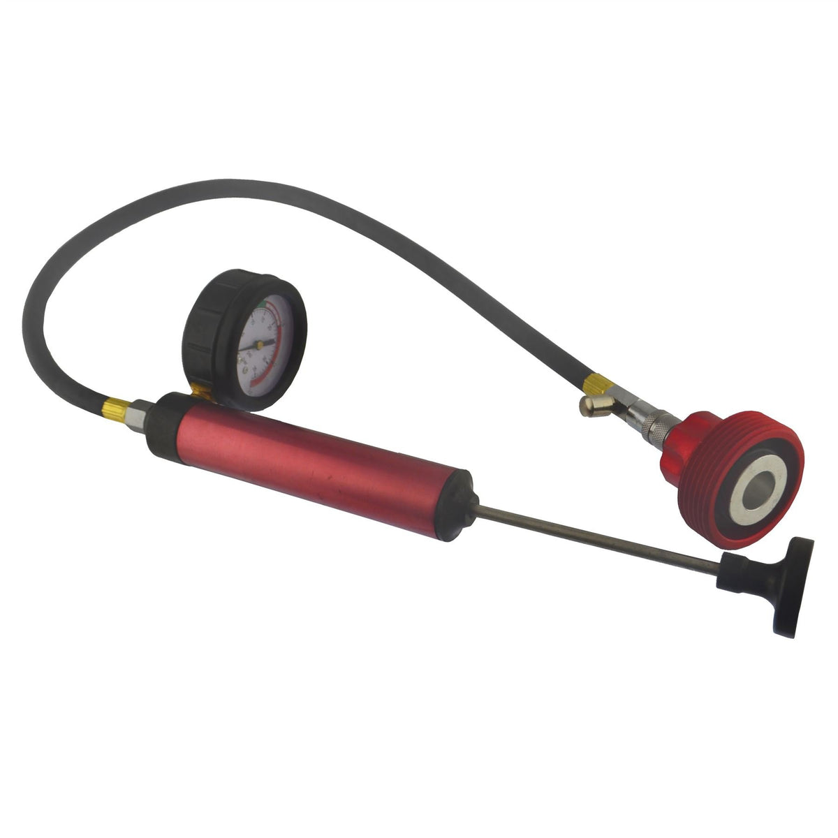 AB Tools Radiator Pressure Tester Temperature Kit Cooling System Test Detector with Gauge
