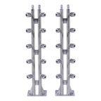 Car Wash Double Threat Wheel Blaster Set - Driver and Passenger Sides 35-1/4" Tall