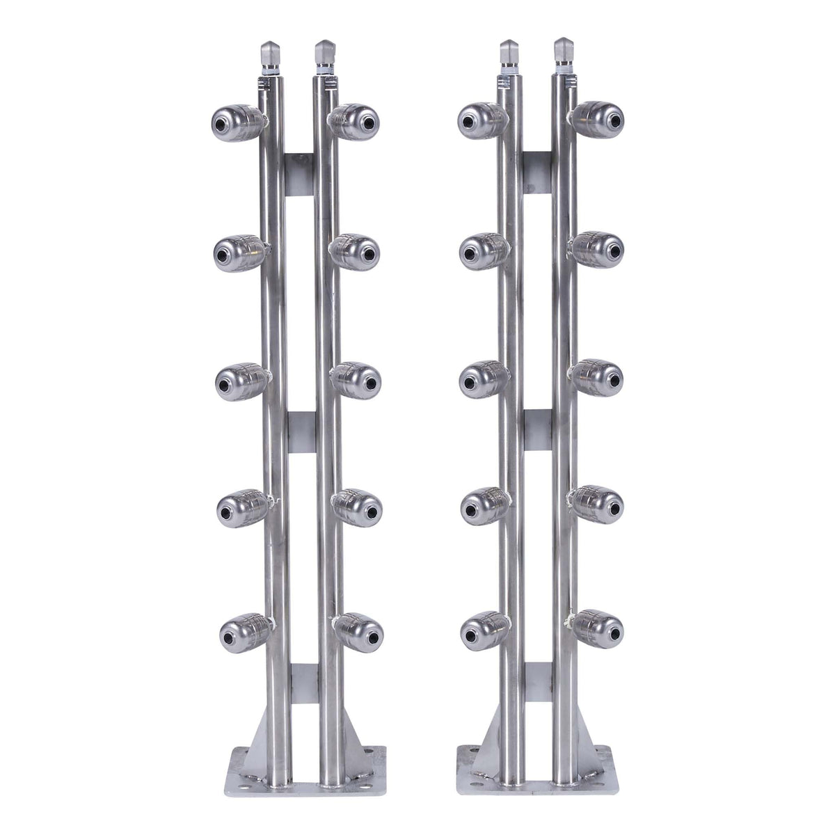 Car Wash Double Threat Wheel Blaster Set - Driver and Passenger Sides 35-1/4" Tall
