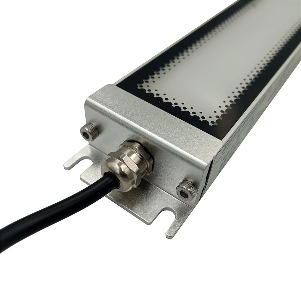 24W LED Panel Light DC 24V CNC Machine Tools Working Lighting Tempered Frosted Glass Waterproof IP67