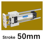 Standard Cylinder Linear Guide SC SU DNC Piston SC32 SC40 Guide Support Bracket Installation Accessories (Color : Stroke 50mm, Size : SC32)