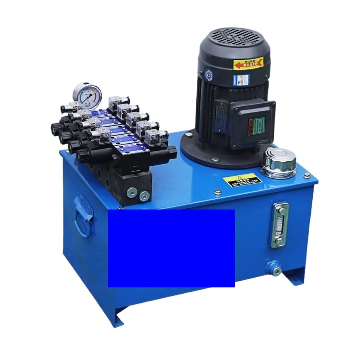 1pcs Small Electric Hydraulic System Assembly Lifting Oil Pump Station Full Set 380vManual electromagnetic Machine Tool(4 w Manual 1)