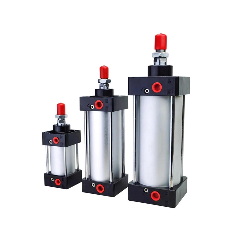 1pcs Standard Air Pneumatic Cylinders 32/40/50/63mm Bore Double Acting 50/75/100/125/150/175/200/250/300/350/400/500/1000mm Stroke(Stroke 700,SC32 (Bore 32mm))