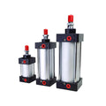 1pcs Standard Air Pneumatic Cylinders 32/40/50/63mm Bore Double Acting 50/75/100/125/150/175/200/250/300/350/400/500/1000mm Stroke(Stroke 700,SC32 (Bore 32mm))