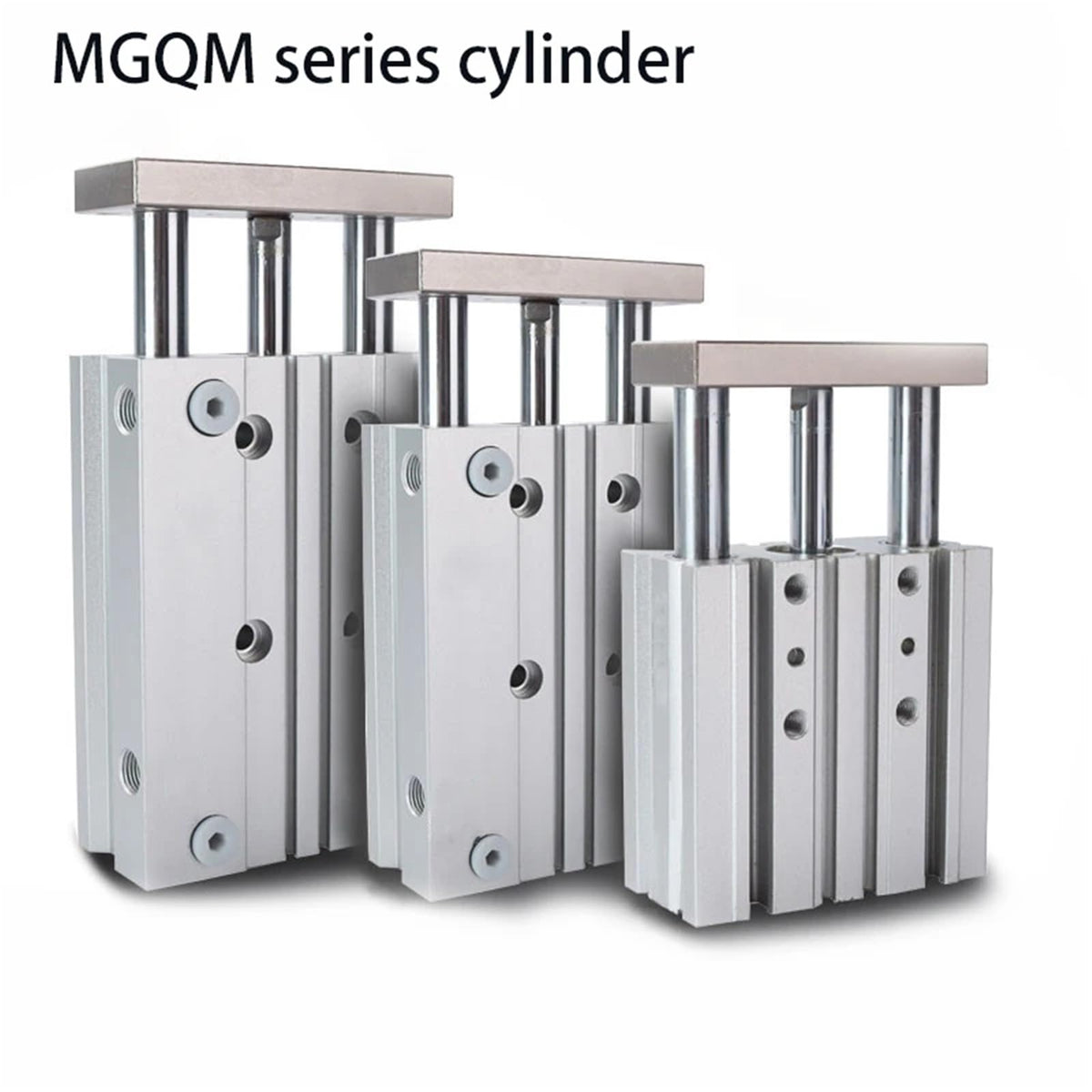 MGQM SMC Size Compact Guide Cylinder BORE 32mm Stroke 10-200mm(Stroke 10mm)