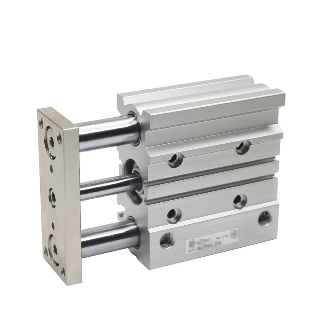 Pneumatic Air Cylinder 16-20Z Compact Guide Cylinder Thin Three Axis Air Pneumatic Cylinder with Guide Rod Bore 12 16mm Stroke 10-150mm MGPL12 16 Double Acting