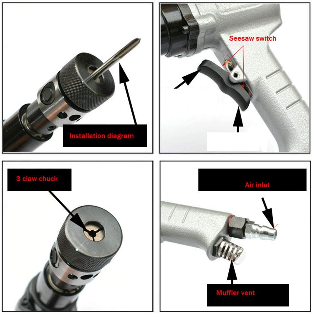 PM-800 Handheld Pneumatic Tapping Machine Tapping Tools M3-M12