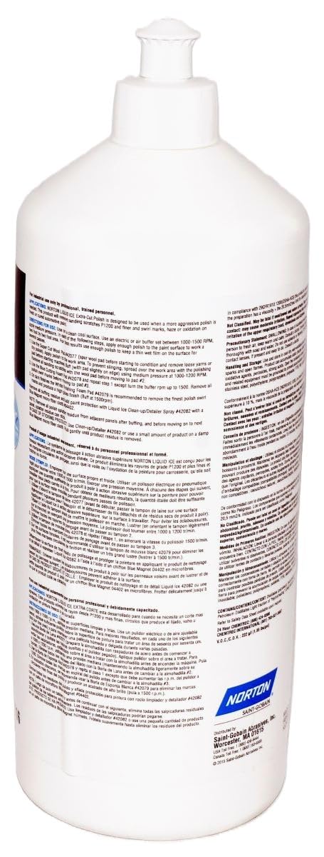 Norton 97116 Liquid Ice Extra-Cut Defect Removal Compound (4)