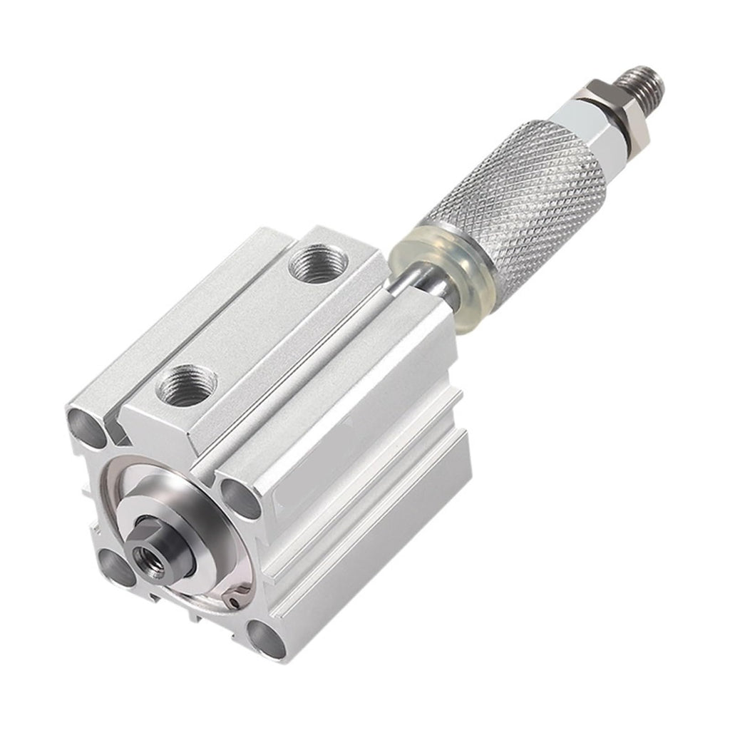 SDAJ40/50/63mm Cylinder Diameter Double Acting Piston Tool Aluminum Alloy Adjustable Stroke Compact Thin Air Cylinder Without Magnet(Without Magnet 75-50,Bore 63mm)