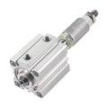 SDAJ40/50/63mm Cylinder Diameter Double Acting Piston Tool Aluminum Alloy Adjustable Stroke Compact Thin Air Cylinder Without Magnet(Without Magnet 75-50,Bore 63mm)
