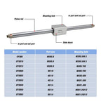 Magnetically Coupled Rodless Cylinder bore 20mm high Pressure Aluminum Alloy Pneumatic air Cylinder CY3B20-100/1500(CY3B20-200)
