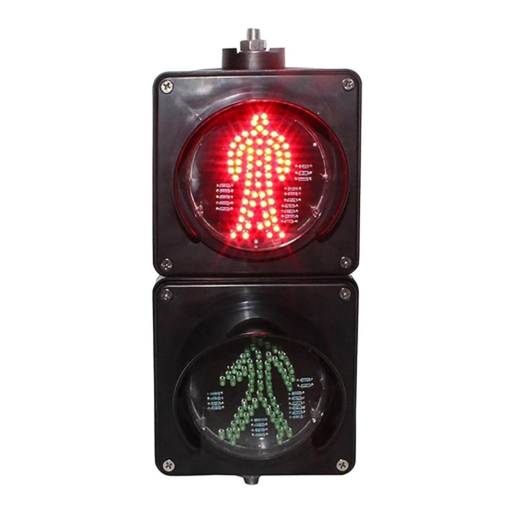 Red/Green Traffic Signals Signs Lights, LED Traffic Stop Light Indicator Light, Warning Light Road ty Signs Wall Lamp, for Outdoor Garages, Wharf Construction Sites (Color : 400mm-24v)(400mm 12v)