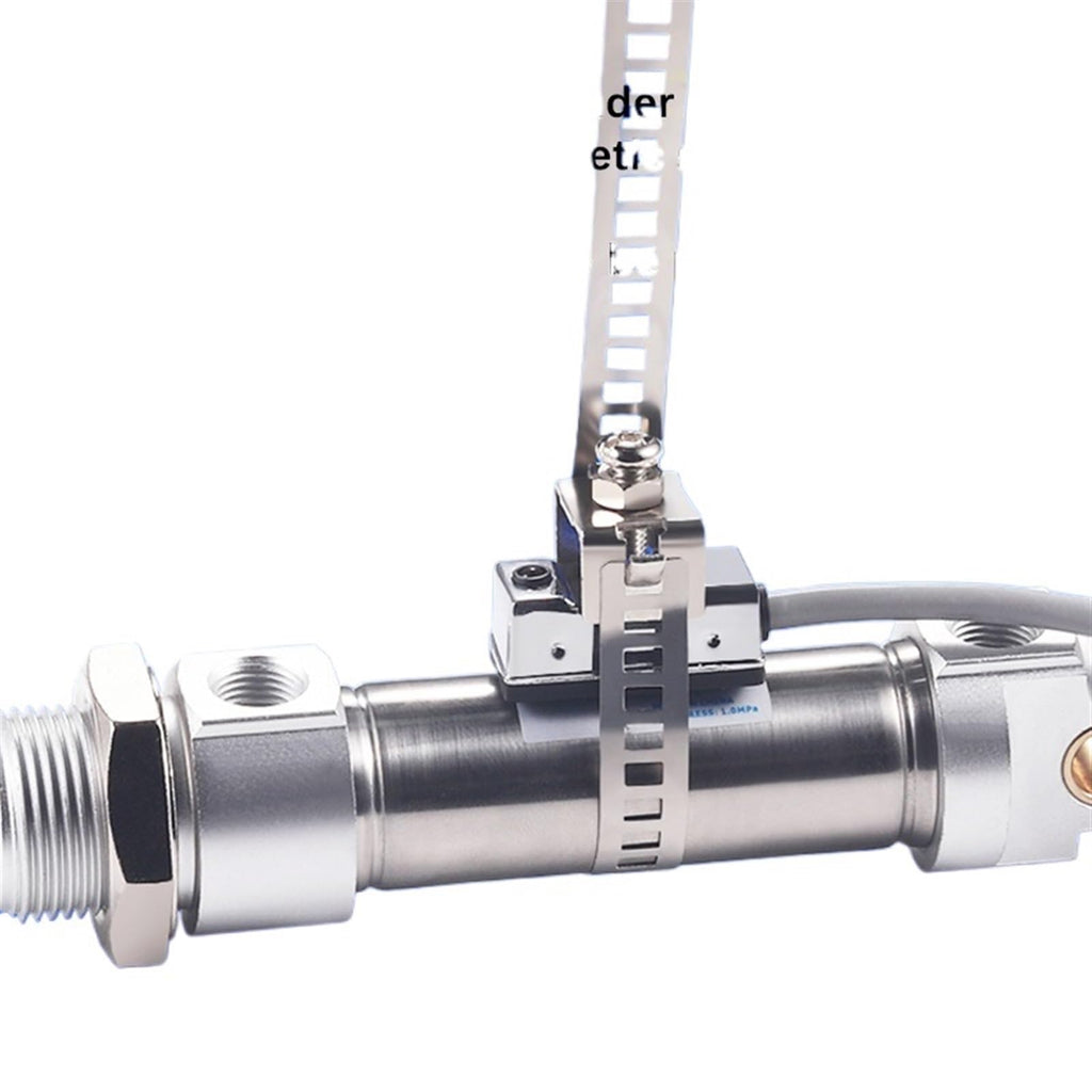 1pcs DSNU Stainless Steel Double Acting Mini Pneumatic DSNU12-16-20-25-32-40X25*50X75X80X100-P-A Air Cylinder(Stroke 175mm,DSNU40 (Bore 40mm))