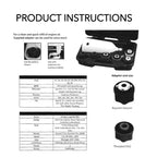 Coolant Pressure Tester kit 18pcs Auto Repairing Pressure Gauge Kit Pressure Gauge Barometers Radiator Leak Detector Car Cooling System Tester Vacuum Type Cooling System Kit